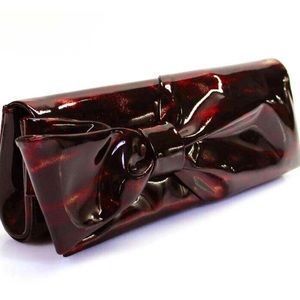 Christian Louboutin Red Patent Leather Clutch
